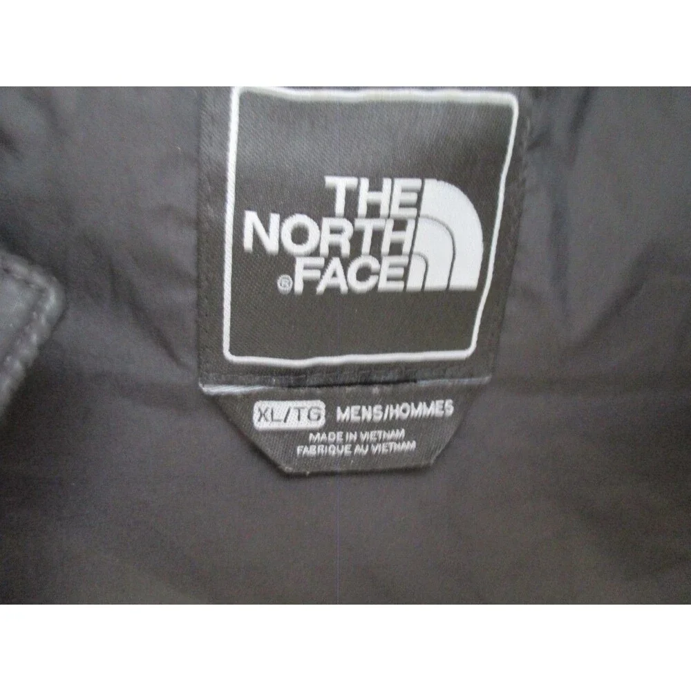 The North Face TNF Nupste 550 Goose Down Full Zip Puffer Vest Black size XL